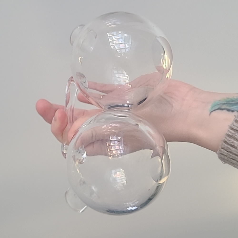 Vintage glass propagation vase - Picture 6 of 9
